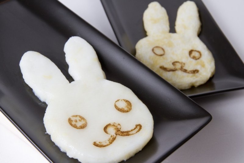 うさぎランチカフェメニュー（うさかま蒸し/揚げ）