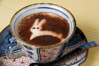ランチカフェメニュー（月うさぎラテ）