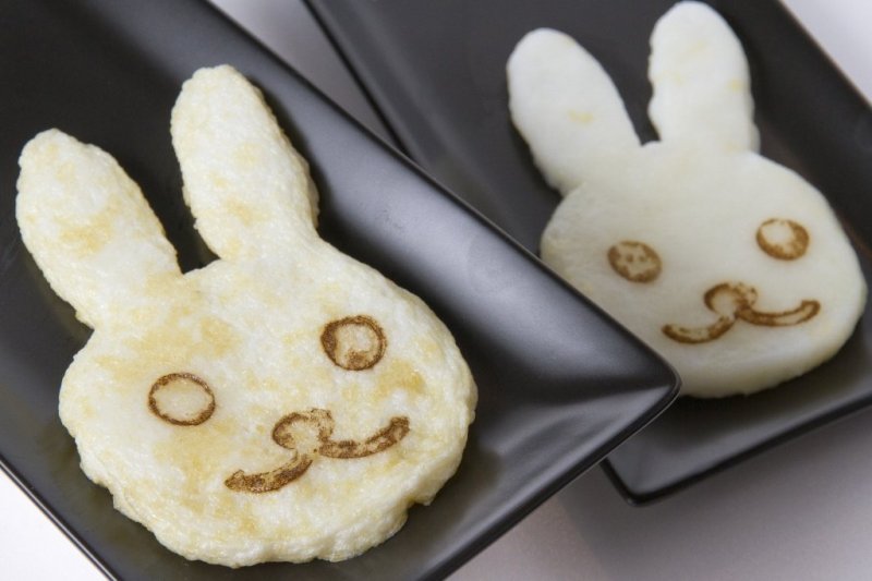 うさぎランチカフェメニュー（うさかま蒸し／揚げ）