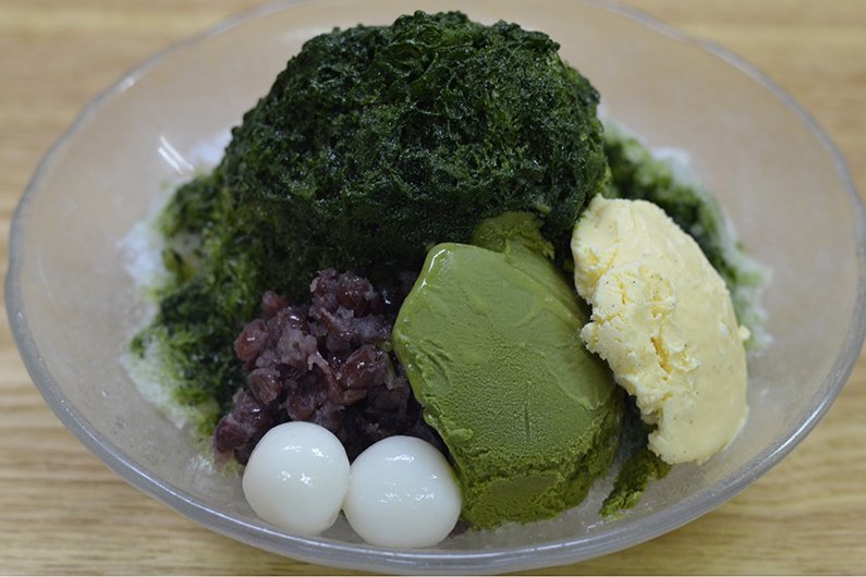 宇治抹茶かき氷　800円（税抜き）