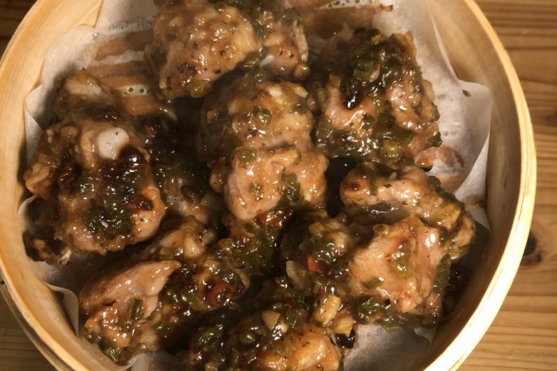豚スペアリブの豆鼓蒸し
