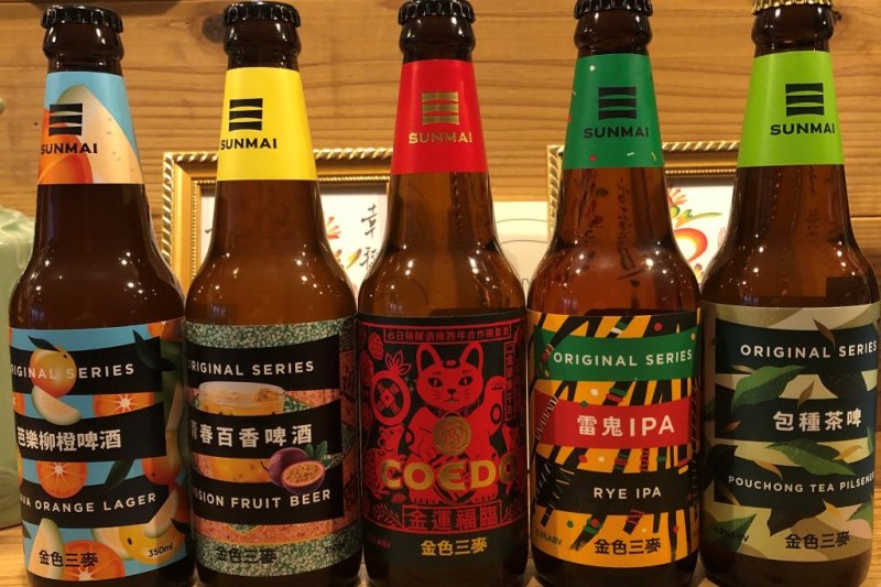 台湾クラフトビール　各1,000円（税込）