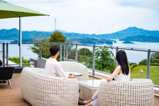 テラス席の様子