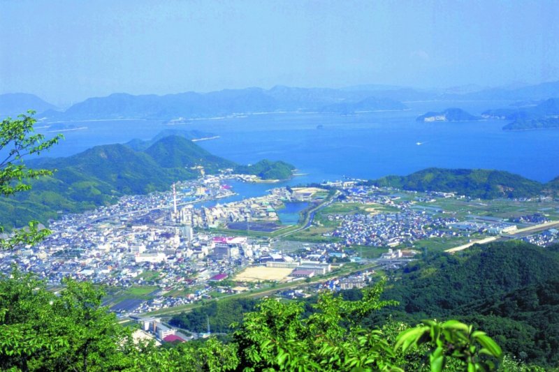 朝日山からの眺め