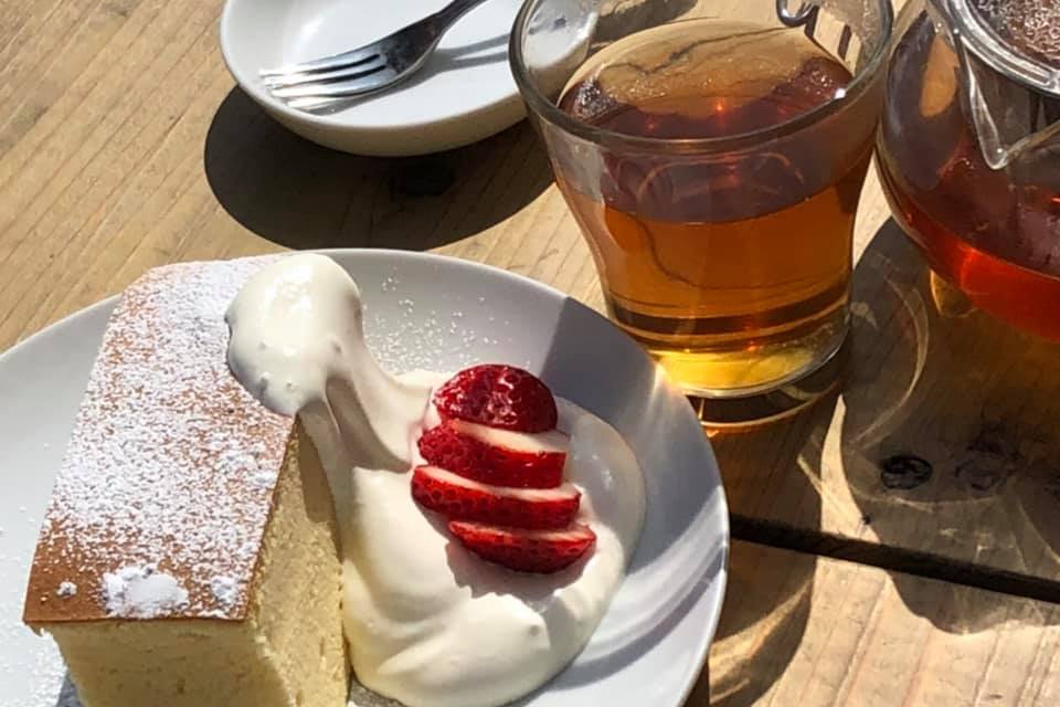 台湾カステラ　ケーキセット