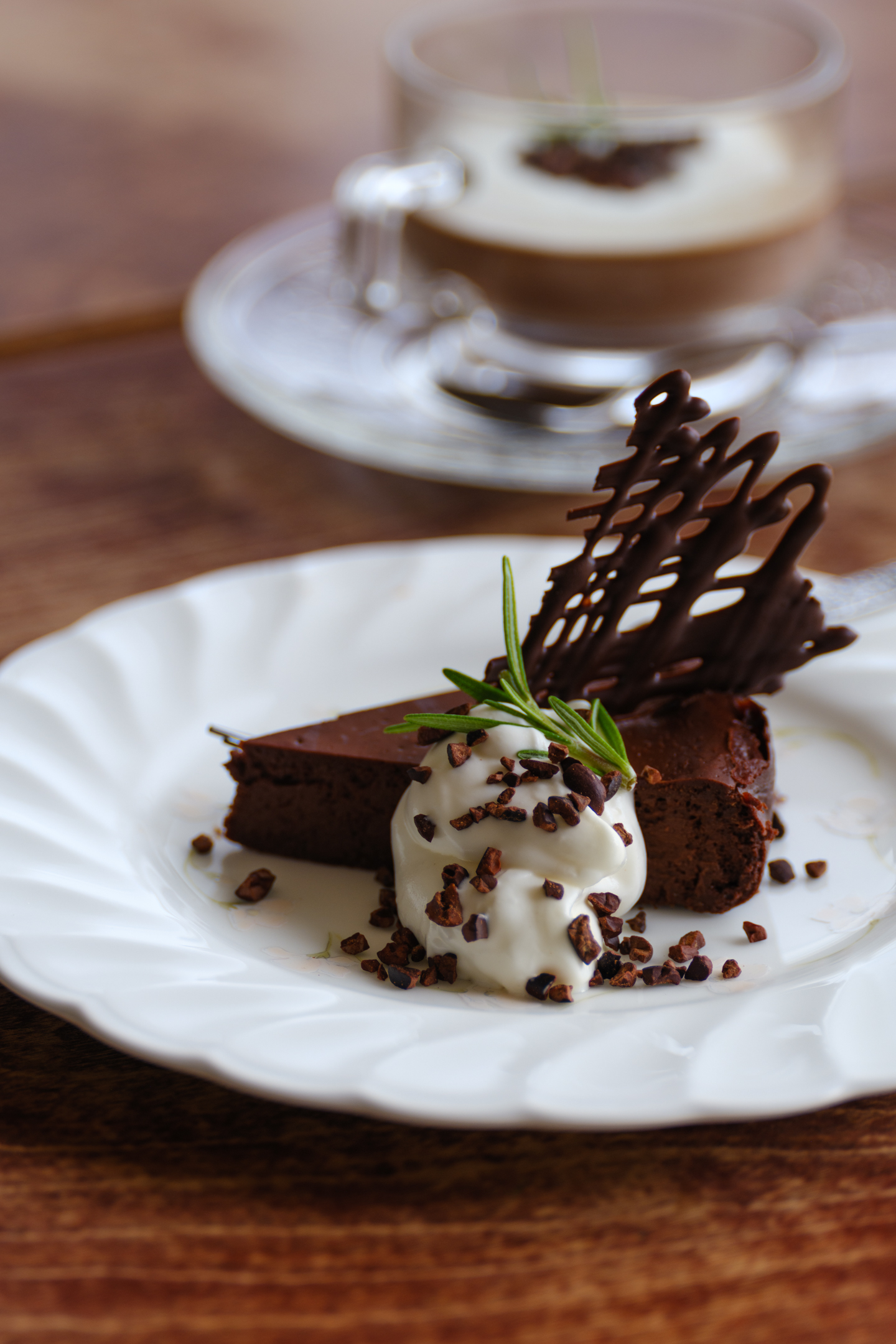 A chocolate workshop and cafe located in a former school building